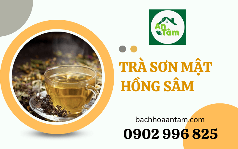 trà sơn mật hồng sâm