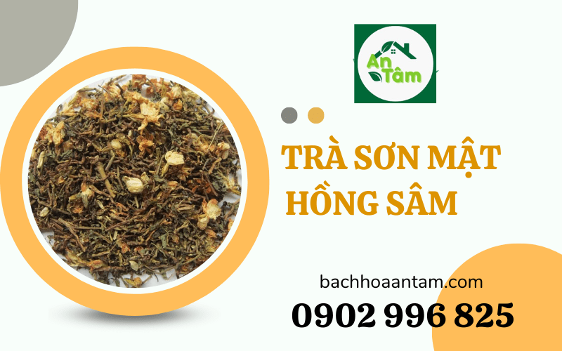 trà sơn mật hồng sâm