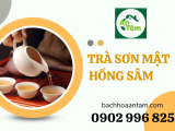 Trà sơn mật hồng sâm - Vị trà thảo mộc tốt cho sức khỏe